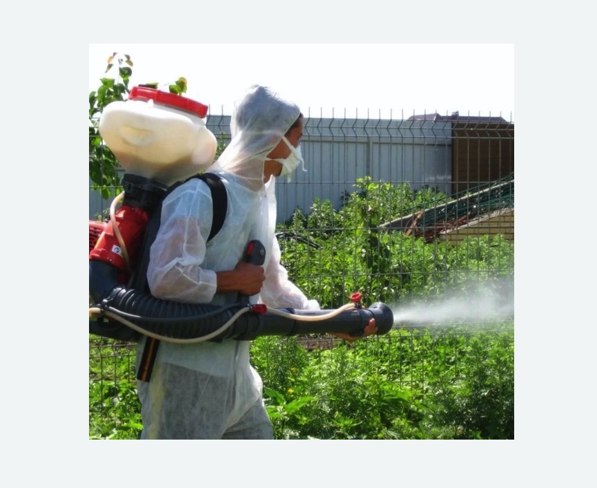 Акарицидная обработка территории в Алтуфьевском районе Москвы