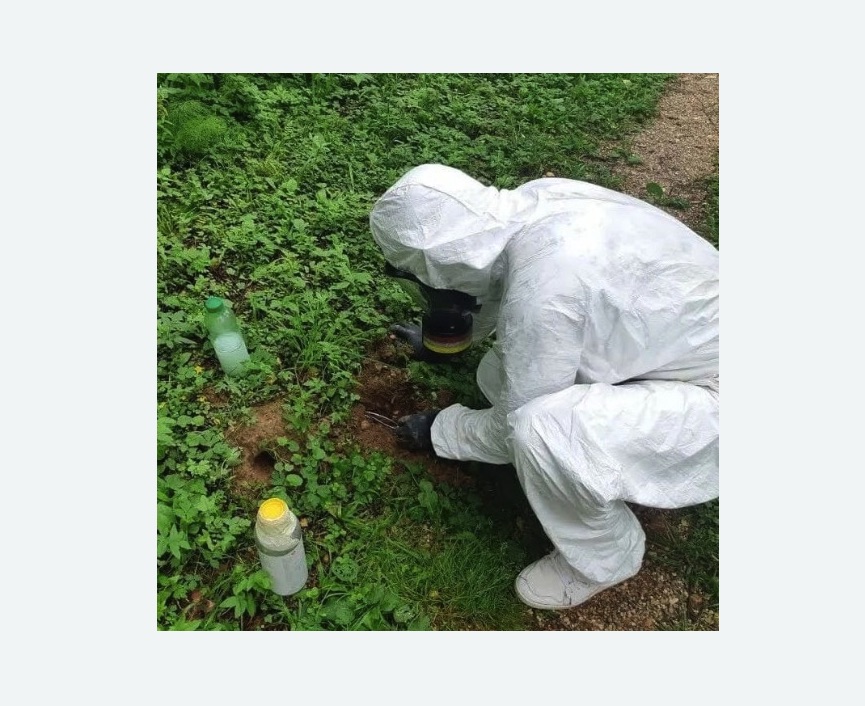 уничтожение кротов на участке в Алтуфьевском районе Москвы